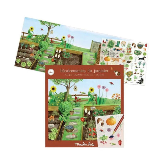 Décalcomanies du jardinier Le Jardin du Moulin - Moulin Roty
