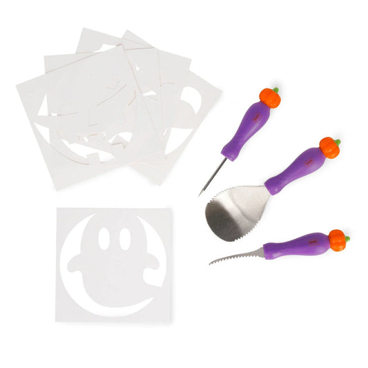 Legami - Kit de Sculpture pour Citrouille d'Halloween - Carve & Scare - Halloween