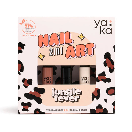 Coffret vernis à ongles 2en1 - Jungle Fever - Yaka