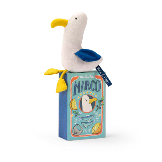 Poupée hochet goéland Marco Puce & Pilou - Moulin Roty