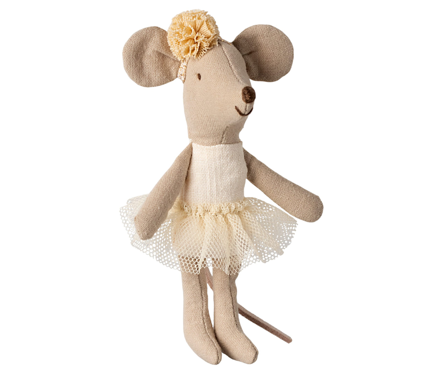 Souris Ballerine – Petite Sœur – Blanc cassé