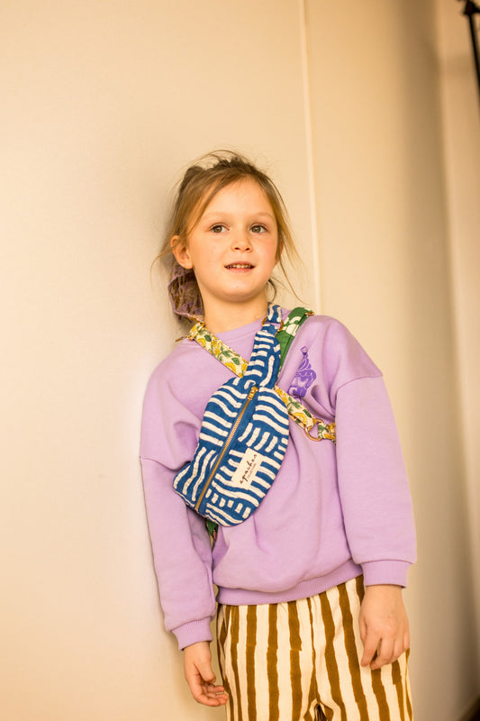 Mini Sac Banane Kela - Cresta Bleu Klein - Apaches