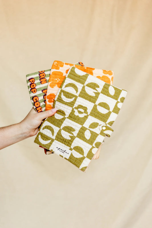 Protège Carnet Bimale - Damier Tobacco - Apaches