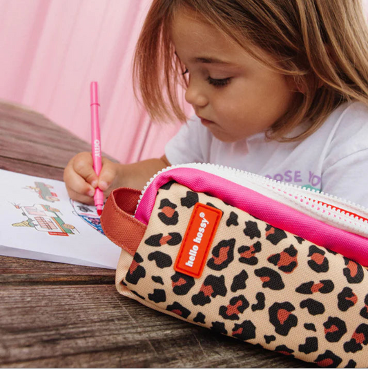 Trousse Scolaire - Léopard #7 - Hello Hossy
