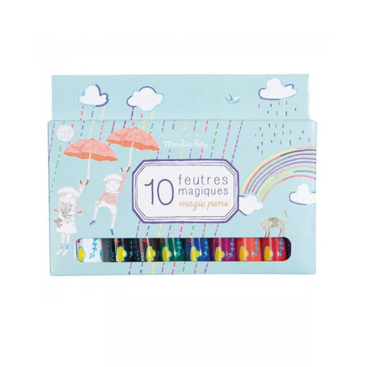 Boite de 10 feutres magiques - Moulin Roty