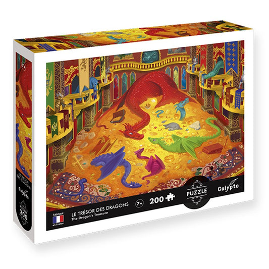 Puzzle 200 pièces - Le Trésor des Dragons - Sentosphère