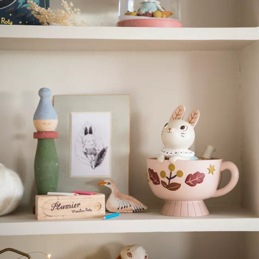 Tirelire lapin Après la pluie- Moulin Roty