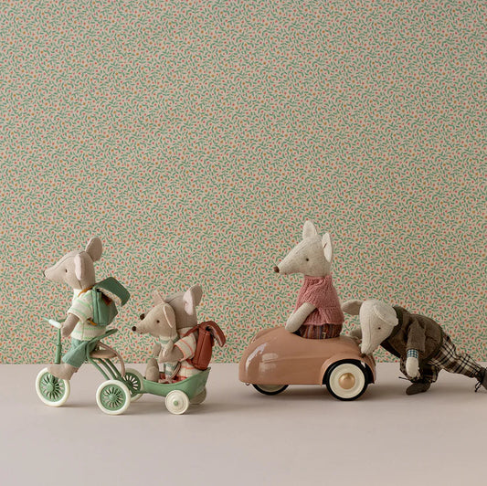 Maileg - Le tricycle pour souris et son abris - Elément miniature