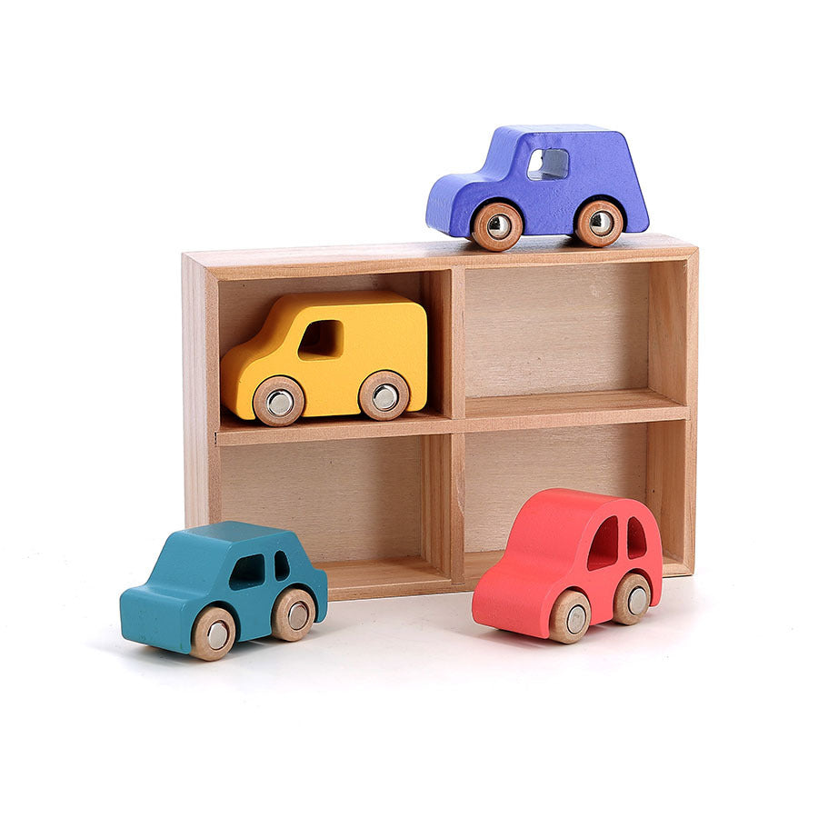 Coffret de 4 voitures City - Vilac