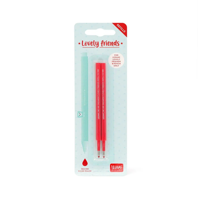 Legami - Recharge pour stylo Lovely Friends (pack de 2)