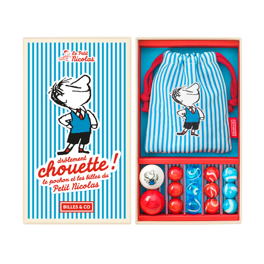 Coffret de billes avec pochon - Le Petit Nicolas - Billes and co