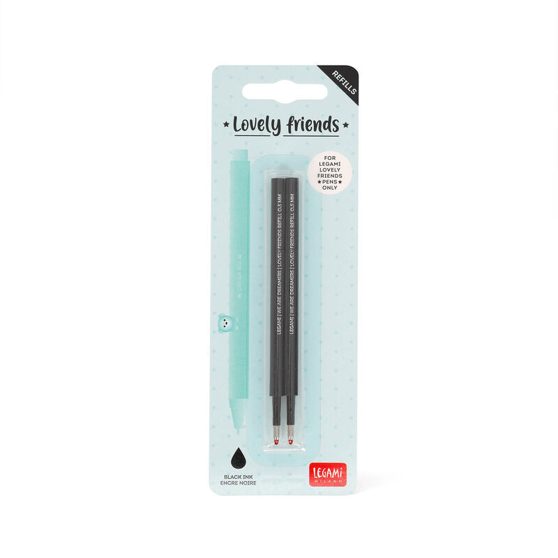 Legami - Recharge pour stylo Lovely Friends (pack de 2)