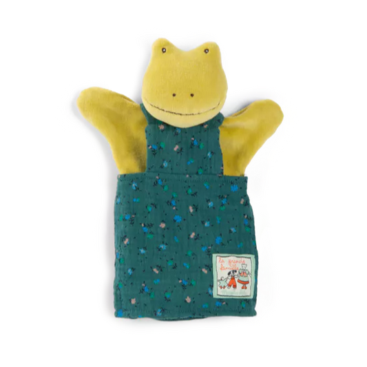 Marionnette Perlette la grenouille La Grande Famille - Moulin Roty