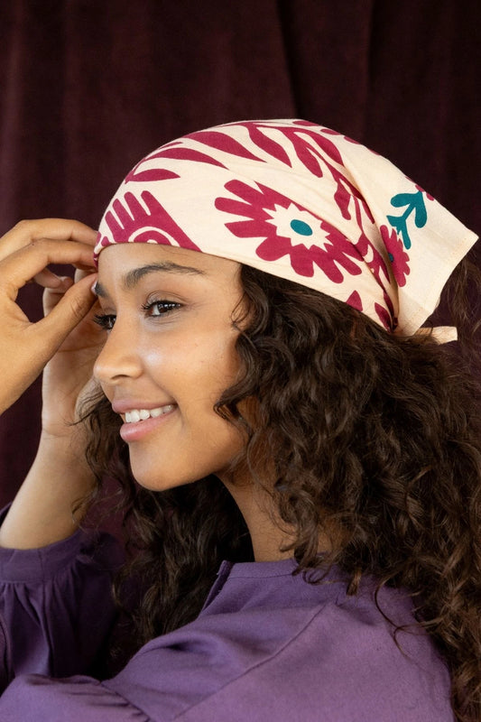 Petit Foulard Manika - Rita Macadamia - Apaches