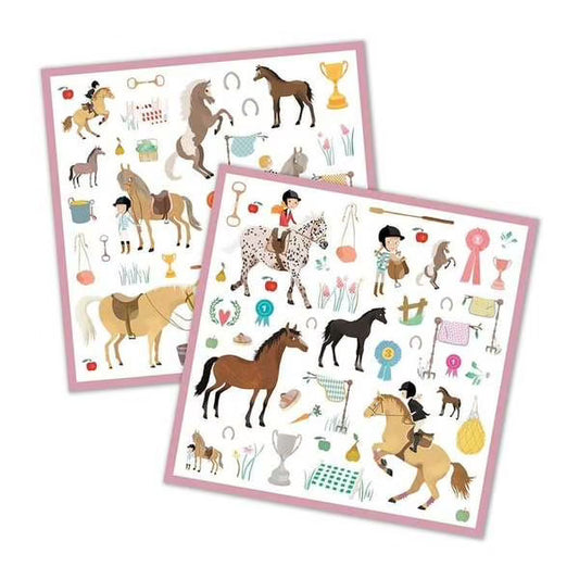 Stickers Les chevaux - Djeco