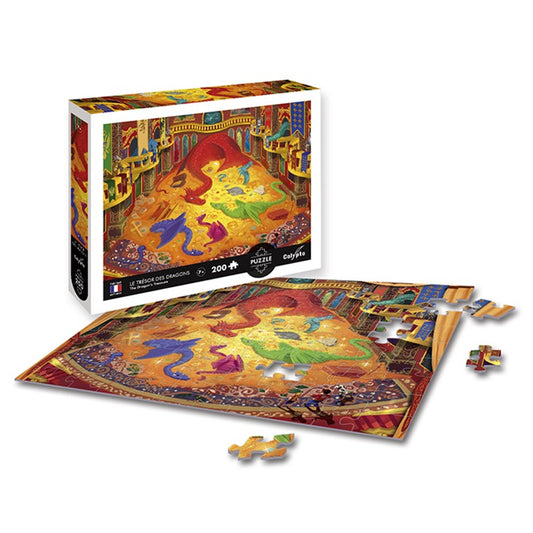 Puzzle 200 pièces - Le Trésor des Dragons - Sentosphère