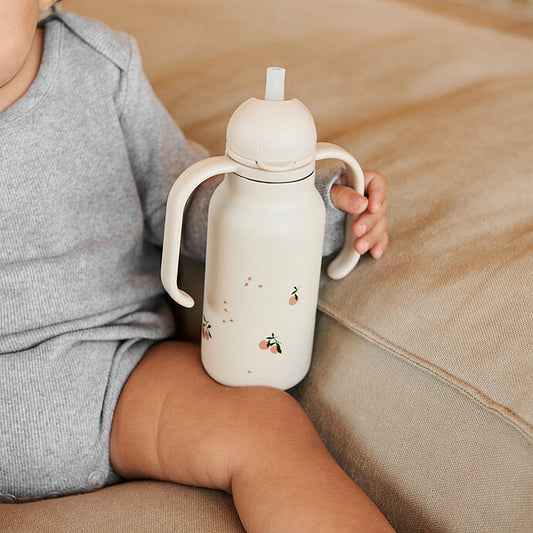 Liewood - Gourde avec poignées - Pêche - 250 ml