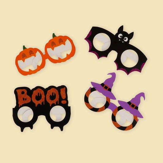 Legami - Set de 8 Paires de Lunettes en Papier - Halloween