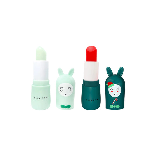 Duo baumes à lèvres Star Sequins - Pomme et cerise - Inuwet