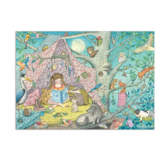 Puzzle La cabane secrète - 100 pièces - Les Rosalies - Moulin Roty