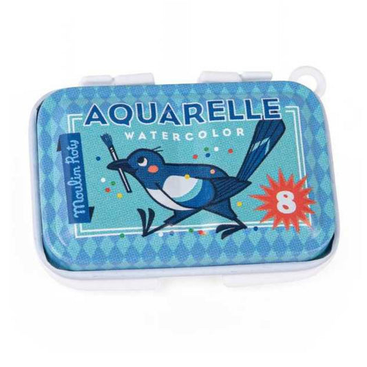 Mini palette aquarelle bleue - Moulin Roty