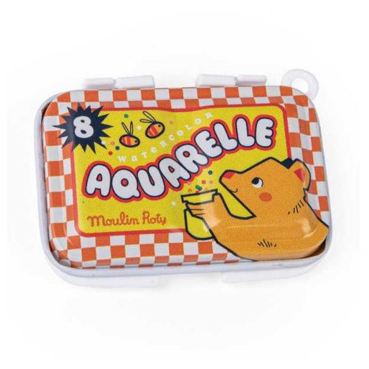 Mini palette aquarelle jaune - Moulin Roty