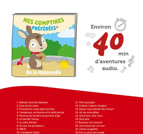 Tonies - Mes comptines préférées de la maternelle