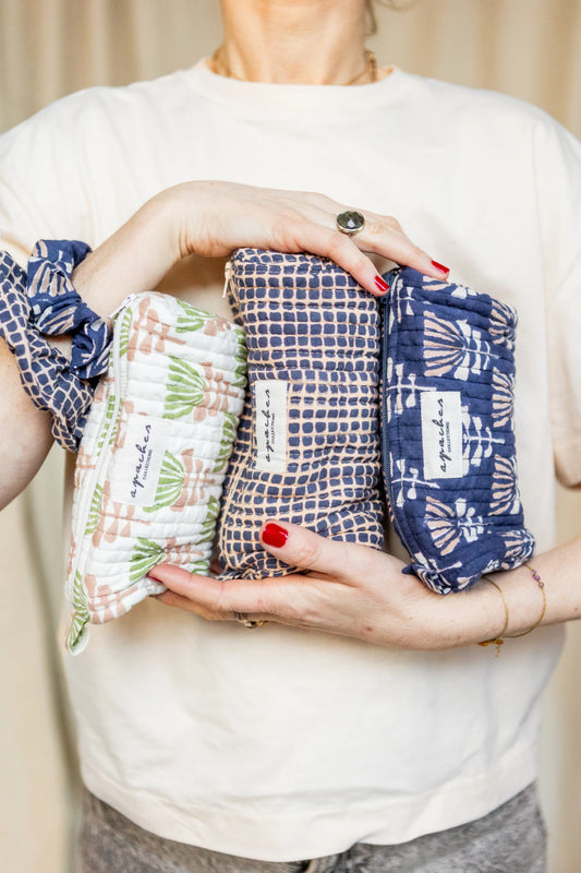 Trousse en tissus Opal - Tresse Graphite - Apaches