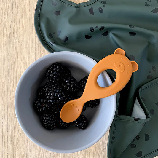 Liewood - Lot de 4 cuillères en silicone Liva - Rose Mix