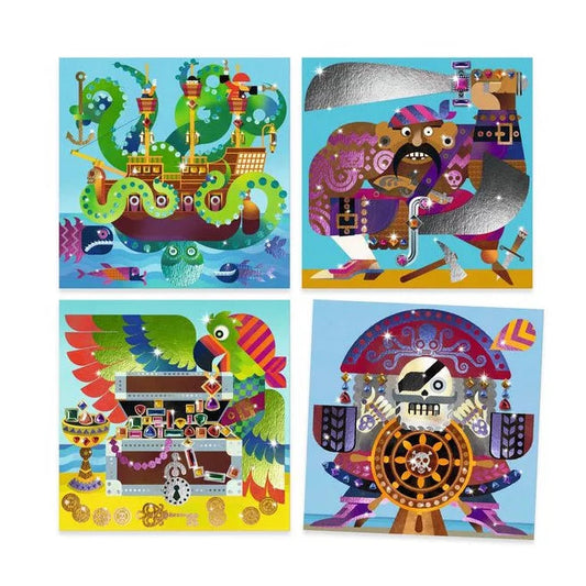 Tableaux à métalliser À l'abordage - Djeco