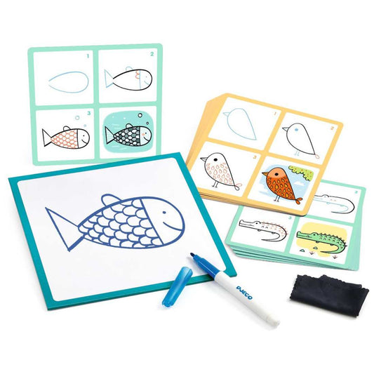 Apprendre à dessiner - Step by step - Lama & Co - Djeco