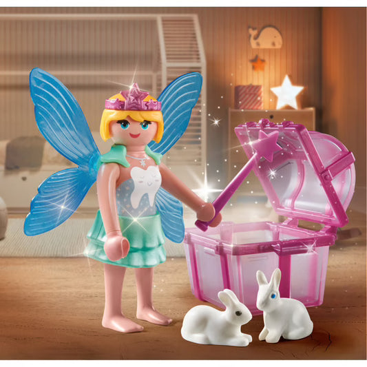 Playmobil - Special Plus - Fée avec coffre à dents de lait et lapins