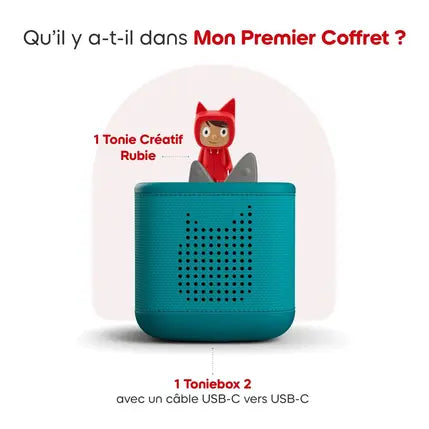 Toniebox 2 - Mon premier coffret - Vert océan