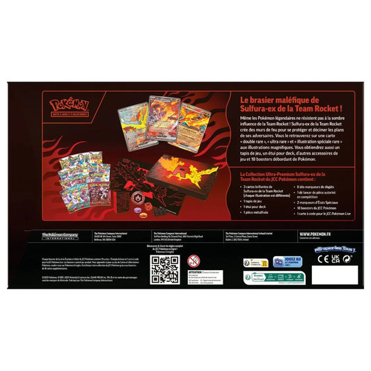 PRECOMMANDE - Pokémon – Coffret Collection Ultra-Premium – Sulfura ex de la Team Rocket – UPC en français