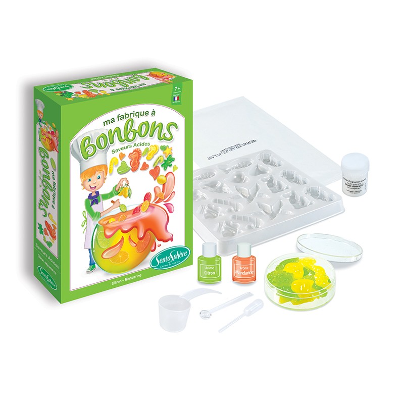 Mini fabrique à bonbons - Saveurs acides - Sentosphère