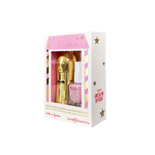 Maison duo baume et vernis Noël - Cheesecake et pastèque - Inuwet