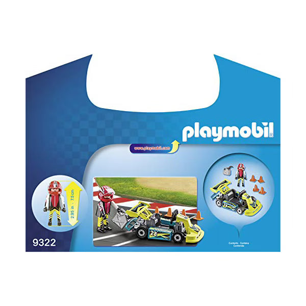 Playmobil - Action - Valisette pilote de karting