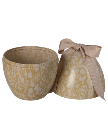 Boîte Métal - Œuf de Pâques - Jaune crème - Maileg