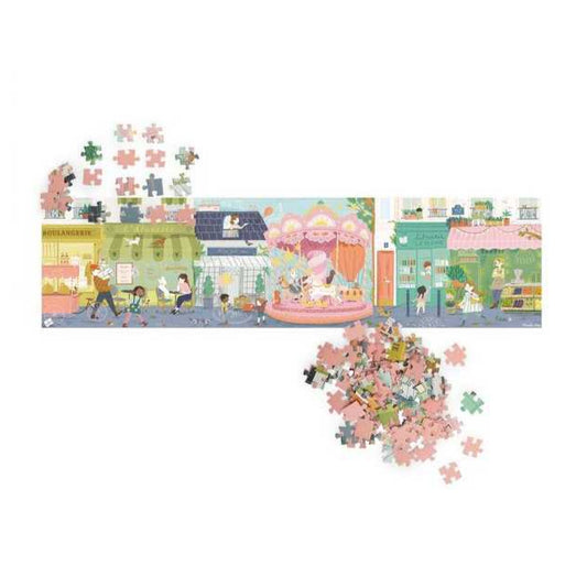 Puzzle 350 pièces 10 rue des lilas - Les Parisiennes - Moulin Roty