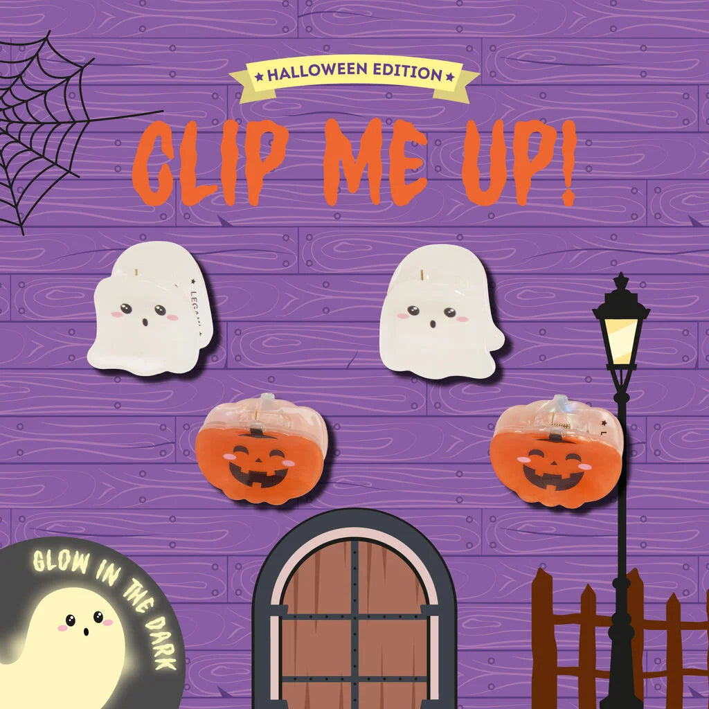 Legami - Lot de 4 Mini Barrettes à Cheveux Clip Me Up! - Halloween