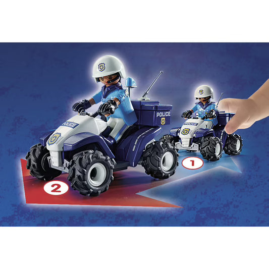 Playmobil - City Action - Policier et Quad