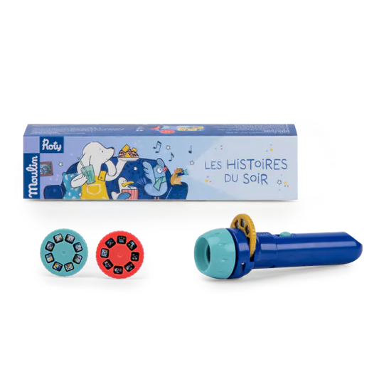 Lampe à histoires Puce & Pilou - Moulin Roty