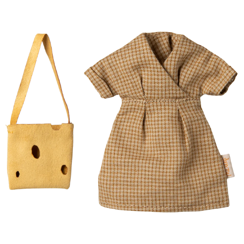 Maman souris avec sac - Marron léger