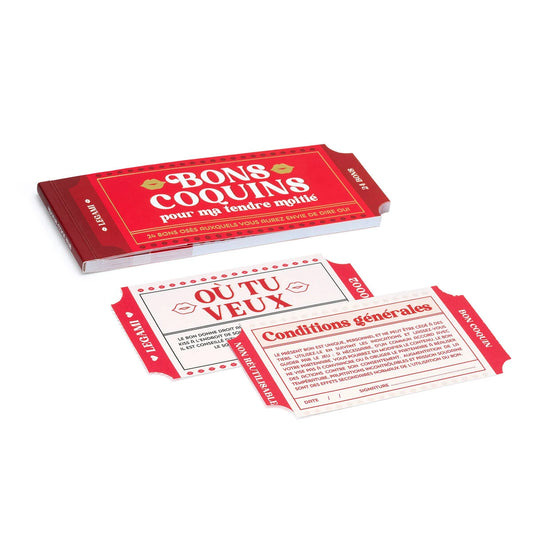 Legami - Carnet de 24 Bons Coquins - Français