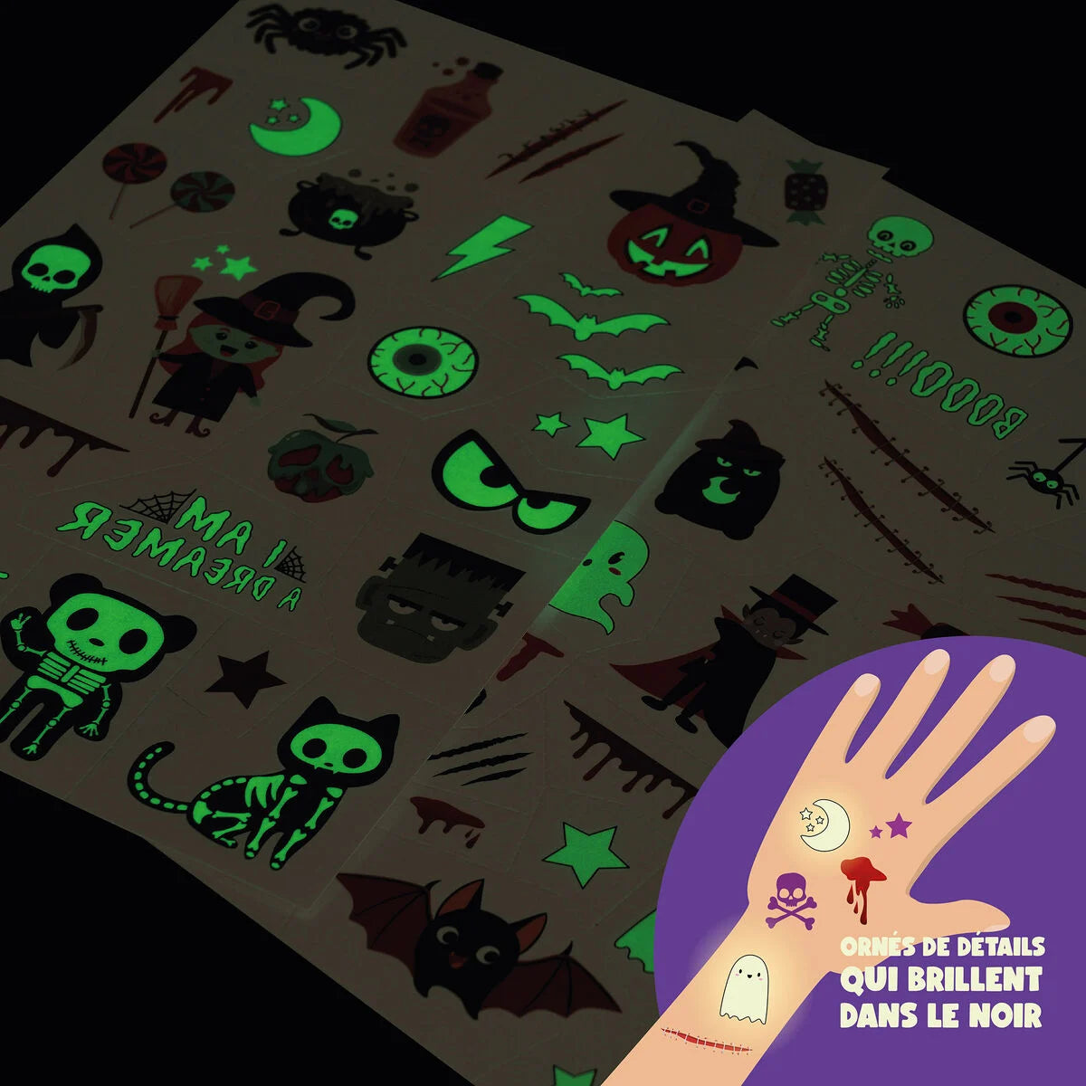 Legami - Tatouage éphémère - Halloween