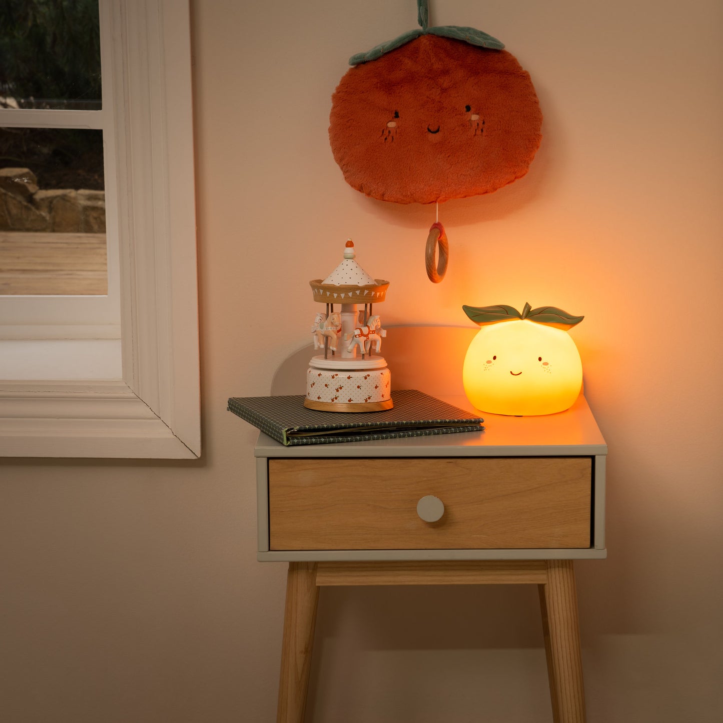 Veilleuse orange