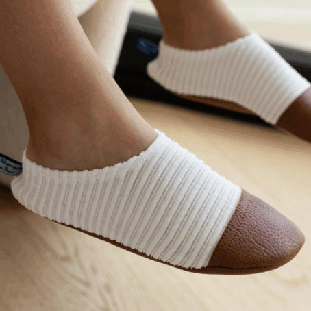 Chaussons - Les Petits Velours - Ivoire - Les pas petits