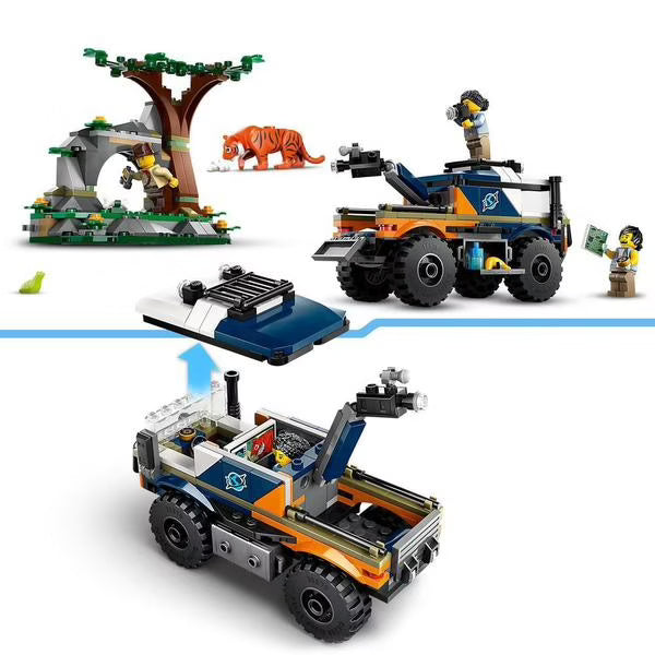 LEGO - City - Le camion tout-terrain de l’explorateur de la jungle