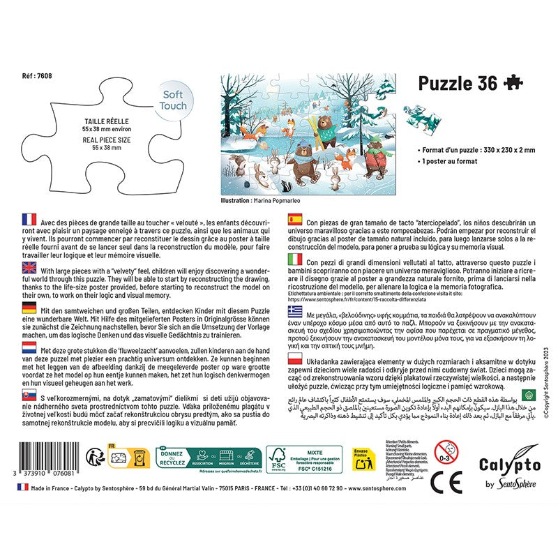 Puzzle 36 pièces - Sous la Neige - Sentosphère