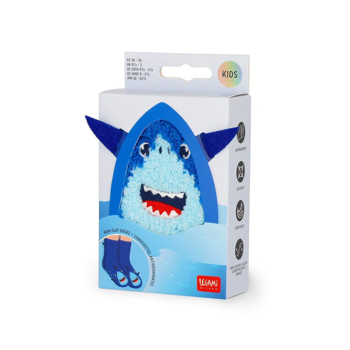 Chaussettes antidérapantes - Requin - Legami